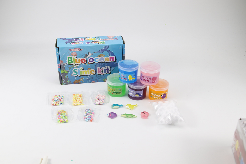 Ocean Crystal Mud – Colorful Slime Stress Relief Toy